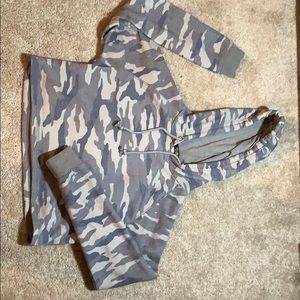 Crop long sleeve hoodie